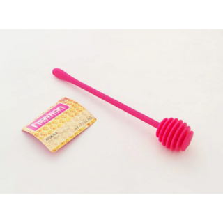 7134 FISSMAN Ложка для меда 18x3см разливная (пластик с силиконовым покрытием)