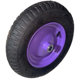 Пневматическое колесо для тачек с шариковым подшипником ВИКАРТ 3,5-8 D16 сим ступица, 3,5-8 D20 сим ступица с диаметром 350мм