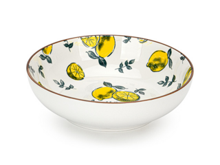 6044 FISSMAN Салатник LIMONCELLO 25,5х25,5х7,3см (фарфор)