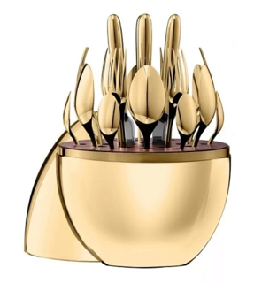 Набор столовых приборов Lenardi, 24 предмета на подставке, в подарочной упаковке, арт. 197-023