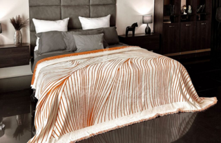 Покрывало Tangle терракотовый, размер 180х220