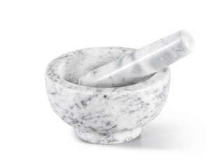 6008 FISSMAN Ступка 11,5x6см с пестиком (мрамор)