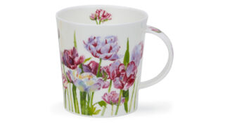 Кружка Dunoon Танцующие Тюльпаны Ломонд 320 мл, фарфор костяной