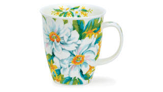 Кружка Dunoon Анемоны Невис 480 мл, фарфор костяной, желтая
