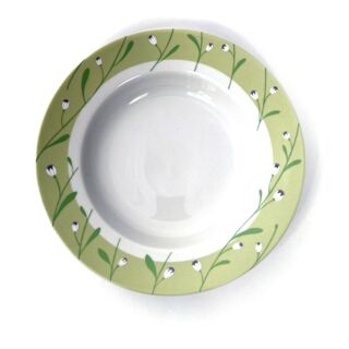 Тарелка форма Глубокая рисунок Весенний бриз, 220 мм, Императорский фарфоровый завод