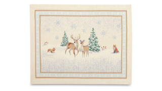 Набор салфеток подстановочных Mix&Match Home Бэмби 40х50 см, 2 шт, гобелен, бежевый