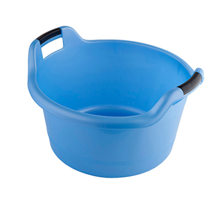 Таз пластмассовый 30,0л круглый с ручками Люкс С409