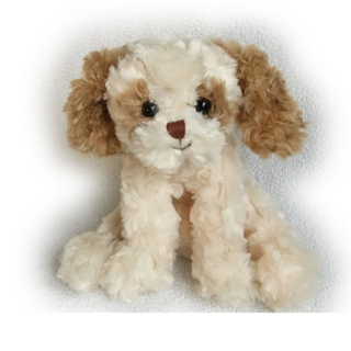 Собака  Bukowski Spring dogs, 15 см Buddylina (белый спаниель)