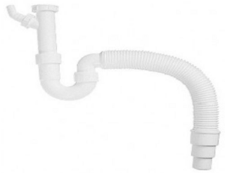 Нижняя часть сифона белый