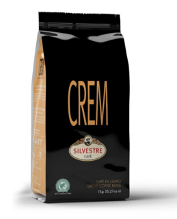 Кофе в зернах Silvestre CREM 50% Арабика 50% Робуста, 1 кг