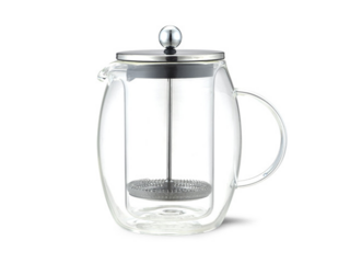 9128 FISSMAN Френч-пресс с двойными стенками 1000мл (стеклянная колба)