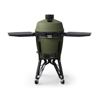 Скоро в продаже! Гриль керамический угольный Kamado Epicurean Model X 500 Olive. Профессиональный гриль, изготовленный из первосортной керамики, рабочей поверхностью в 50 см. Матовая глазурь, паттерн Bond.