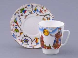 ЧАШКА С БЛЮДЦЕМ, форма Майская, Московский Собор