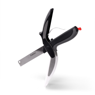 8704 FISSMAN Нож-секатор 24см 2-в-1 Кухонный (нерж.сталь)