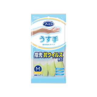 722402 "ST" "Family" Перчатки для бытовых и хозяйственных нужд (винил, тонкие,  M (зеленые) 1/240