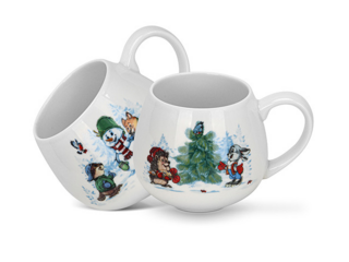 13741 FISSMAN Набор из 2-х чашек 400мл (фарфор)