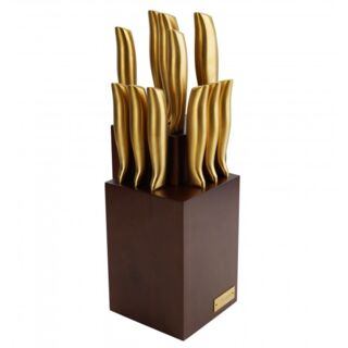 Набор ножей 11пр. на подставке в подарочной упаковке арт. 195-004