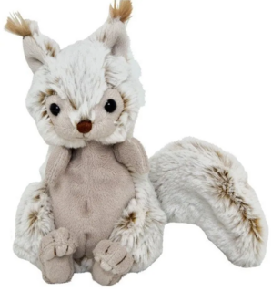 Белка "Brunis & Blixten", 18 см (светло-серый)
