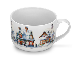 13762 FISSMAN Чашка NEW YEAR 700мл (фарфор)