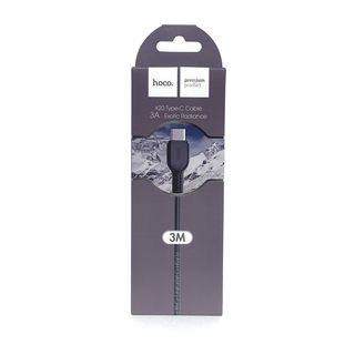 USB кабель HOCO X20 Flash Type-C, 3м, PVC (черный)