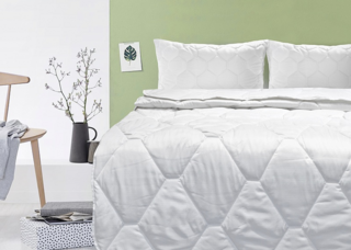 Одеяло легкое Kariguz Basic "Зеленый бамбук", 200х220 см