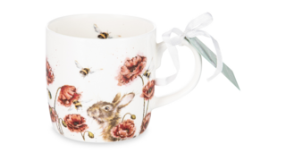 Кружка Royal Worcester Забавная фауна Пчелы, 310 мл, фарфор костяной