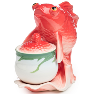 ИКОРНИЦА LEFARD "ЗОЛОТАЯ РЫБКА" 100 МЛ 14,5*9*14 СМ