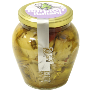 Артишоки CEZONI на гриле в масле, амфора, 290 г