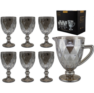 Набор графин и 6 бокалов в подарочной упаковке (х4) Стекло 588-417