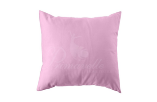 Наволочка из однотонного сатина на молнии светло-лиловая, размер 52x74