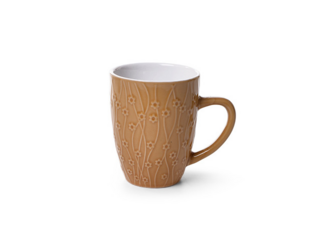 6323 FISSMAN Кружка 370мл, цвет Желтый (керамика)