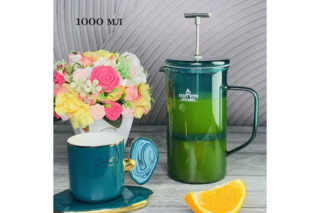 Френч-пресс Lenardi 1000мл, стекло, в подарочной упаковке, арт. 139-004