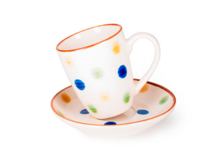 14148 FISSMAN Чашка и блюдце 230мл (фарфор)