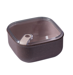 6631RB Контейнер квадратный 420 мл фиолетовый Omada, виноградные выжимки