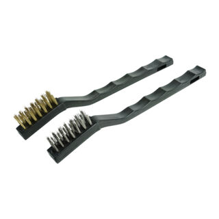 Набор из двух мини-кордщёток ручных (латунь, сталь, 0.3 мм) BERGER BG1750