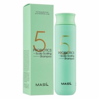 060408 "MASIL" 5 Probiotics Scalp Scaling Shampoo Шампунь с пробиотиками для глубокого очищения и укрепления волос  300мл 1/40