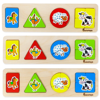 Сортер Домашние Животные, развивающая игрушка для детей, арт. СОР99
