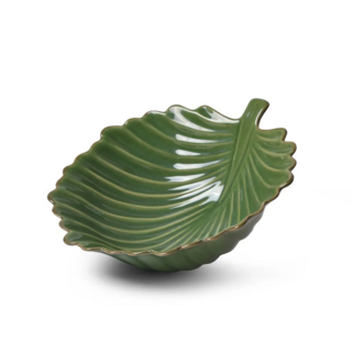 6198 FISSMAN Блюдо глубокое GREEN 31х27х10см (керамика)