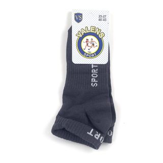 Мужские носки «VALENS»размер 40-43, короткие,  темно серые