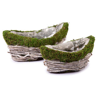 Декоративное кашпо Blumentag FLBО-03, 24х13х12 см