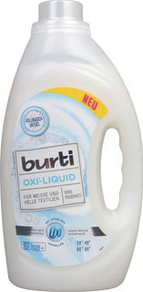 BURTI OXI Liquid Жидкое средство для стирки белого и светлого белья, 1.45 л