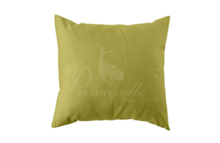 Наволочка из однотонного сатина на молнии лайм, размер 52x74