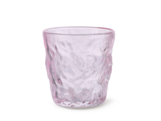 16527 FISSMAN Стакан 280мл, цвет Розовый (цветное стекло)