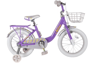 Детский велосипед Milena 20" фиолетовый (алюмин) корзина