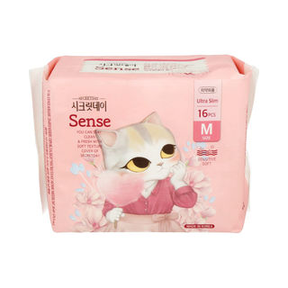 Гигиенические прокладки Secret Day Sense Medium ультратонкие, 24,5 см, 16 шт