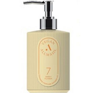 061818  "ALLMASIL" Питательный парфюмированный гель для душа с церамидами Sweet Flower с сладким цветочным ароматом малины и жасмина 300 мл 1/40