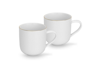 3663 FISSMAN Набор из 2 чашек FLOREE 460 мл (фарфор)