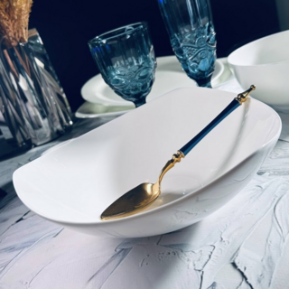 Салатник Lenardi  Atlant, 23см,  костяной фарфор, в подарочной упаковке, арт. 205-632