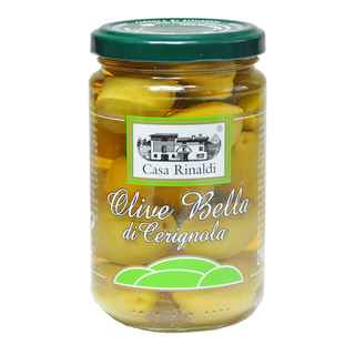 Оливки Casa Rinaldi  Bella di Cerignola гигантские c косточкой, 290г