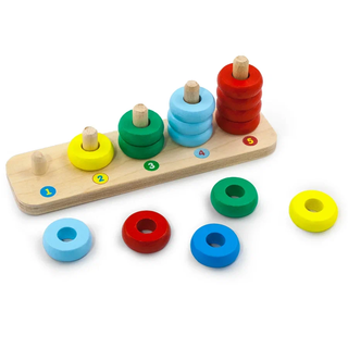 Пирамидка Счеты, развивающая игрушка для детей, арт. ПСЧ2002